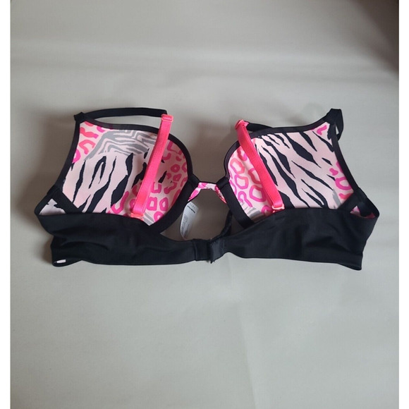 Wonderbra Wonderboost Add-a-Size Black Floral Convertible Underwire Bra Size 34B - Picture 2 of 4